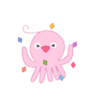 A cute octopus！（個別スタンプ：9）