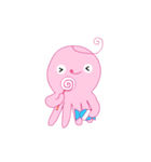 A cute octopus！（個別スタンプ：10）