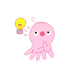 A cute octopus！（個別スタンプ：14）