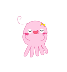 A cute octopus！（個別スタンプ：18）