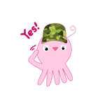 A cute octopus！（個別スタンプ：20）