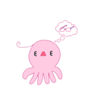 A cute octopus！（個別スタンプ：24）