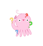 A cute octopus！（個別スタンプ：25）