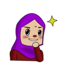 Hijab Colorful（個別スタンプ：13）