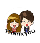 Happy Couple: by Anuphas（個別スタンプ：30）