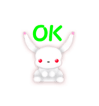 白いうさぎの”リト”（個別スタンプ：6）