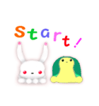 白いうさぎの”リト”（個別スタンプ：24）