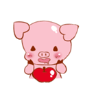 Little-heart Pig（個別スタンプ：4）