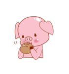 Little-heart Pig（個別スタンプ：14）