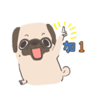 Pug＆Boston Terrier（個別スタンプ：17）