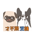 Pug＆Boston Terrier（個別スタンプ：24）