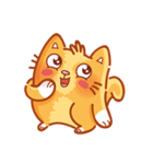 Ginger Cutie cat（個別スタンプ：4）