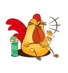 Funny chicken.（個別スタンプ：2）