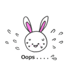 Happy Lovely Rabbit（個別スタンプ：7）