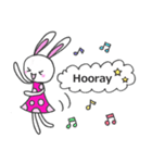 Happy Lovely Rabbit（個別スタンプ：17）