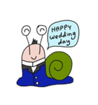 Mr.Snail(Happy Day and Festival)（個別スタンプ：10）