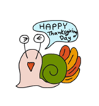 Mr.Snail(Happy Day and Festival)（個別スタンプ：12）