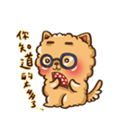 Little crazy Pomeranian ballbe（個別スタンプ：4）