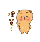 Little crazy Pomeranian ballbe（個別スタンプ：20）