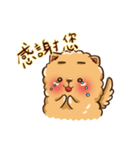 Little crazy Pomeranian ballbe（個別スタンプ：36）