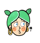 Girlfriend butter up boyfriend（個別スタンプ：17）