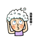 Girlfriend butter up boyfriend（個別スタンプ：21）
