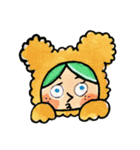 Girlfriend butter up boyfriend（個別スタンプ：33）