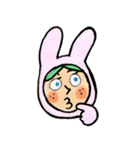 Girlfriend butter up boyfriend（個別スタンプ：34）
