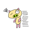 Big n Small Eyes Pig（個別スタンプ：4）