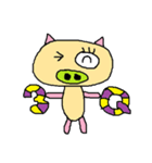 Big n Small Eyes Pig（個別スタンプ：10）