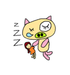 Big n Small Eyes Pig（個別スタンプ：11）
