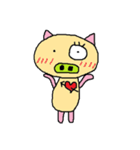Big n Small Eyes Pig（個別スタンプ：13）
