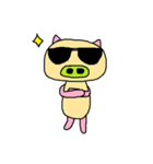 Big n Small Eyes Pig（個別スタンプ：18）