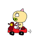 Big n Small Eyes Pig（個別スタンプ：19）