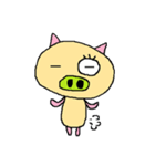 Big n Small Eyes Pig（個別スタンプ：20）