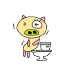 Big n Small Eyes Pig（個別スタンプ：29）