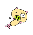 Big n Small Eyes Pig（個別スタンプ：39）
