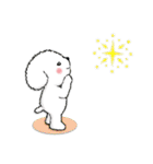 冬【年末年始】白い仔犬（個別スタンプ：30）