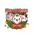 動く♪ ねこの缶詰め【クリスマス＆お正月】（個別スタンプ：9）