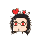 Messy hair boy.（個別スタンプ：1）
