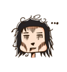Messy hair boy.（個別スタンプ：7）