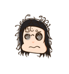 Messy hair boy.（個別スタンプ：9）