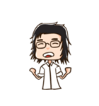 Messy hair boy.（個別スタンプ：12）