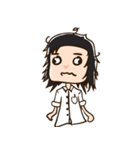 Messy hair boy.（個別スタンプ：15）