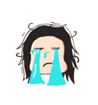 Messy hair boy.（個別スタンプ：17）