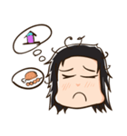 Messy hair boy.（個別スタンプ：18）