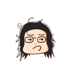 Messy hair boy.（個別スタンプ：23）