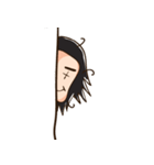 Messy hair boy.（個別スタンプ：28）