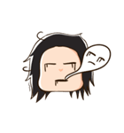 Messy hair boy.（個別スタンプ：33）