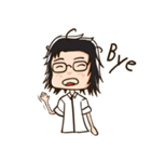 Messy hair boy.（個別スタンプ：35）